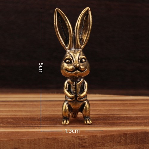 Mini brass statue - brass, desk
